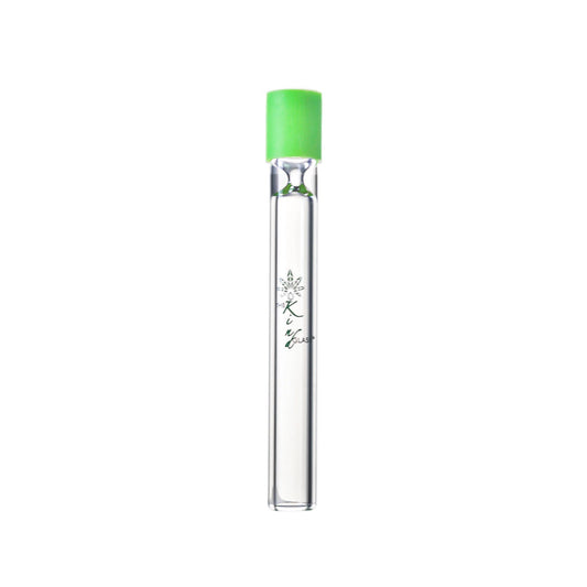 4″ Glass Chillum w/ Silicone Cap - Discreet Smoker