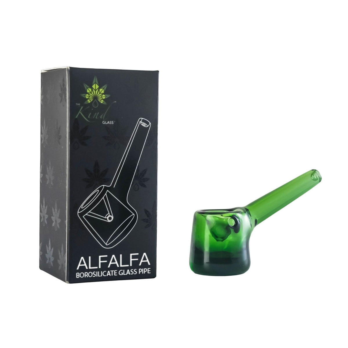 Alfalfa – Glass Pipe - Discreet Smoker