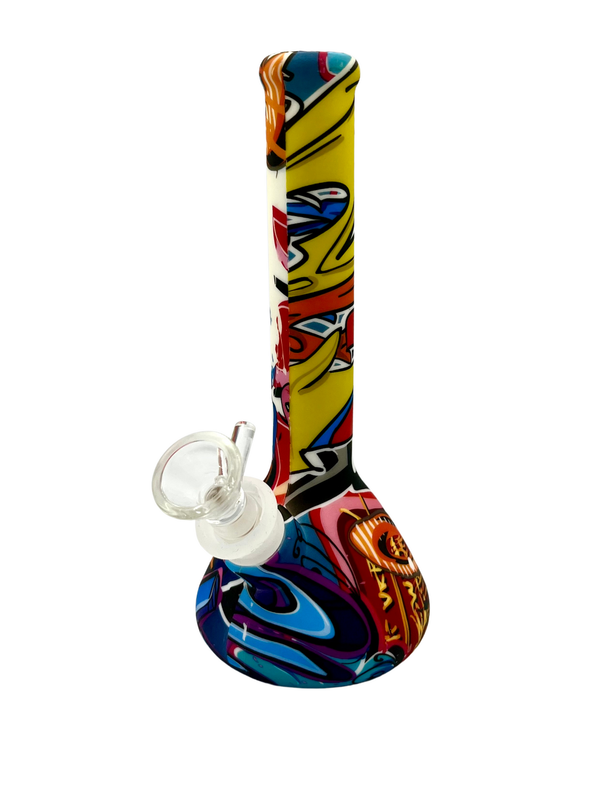 Graffiti Silicone Bong - Discreet Smoker
