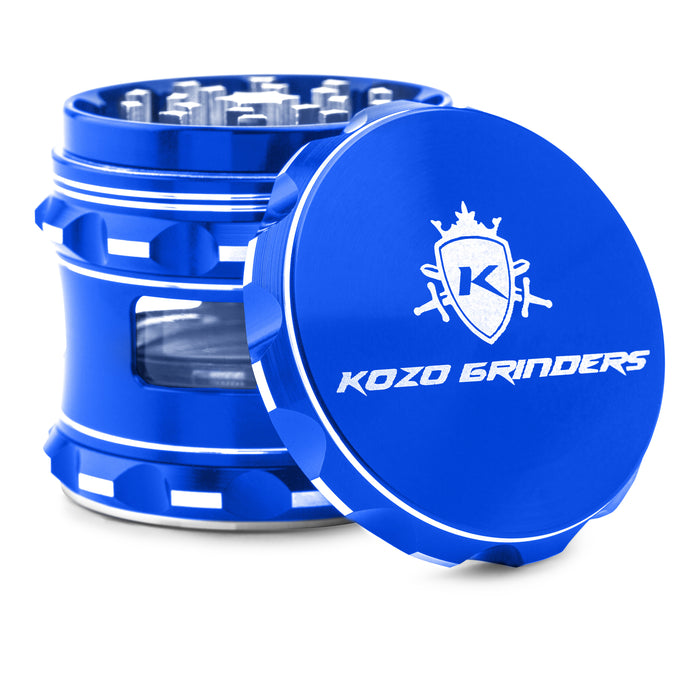 Kozo Window 2.5" Grinder, Blue
