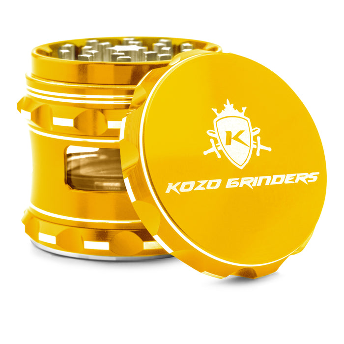 Kozo Window 2.5" Grinder, Gold