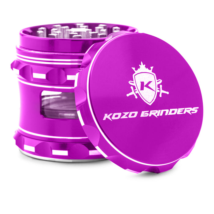 Kozo Window 2.5" Grinder, Purple