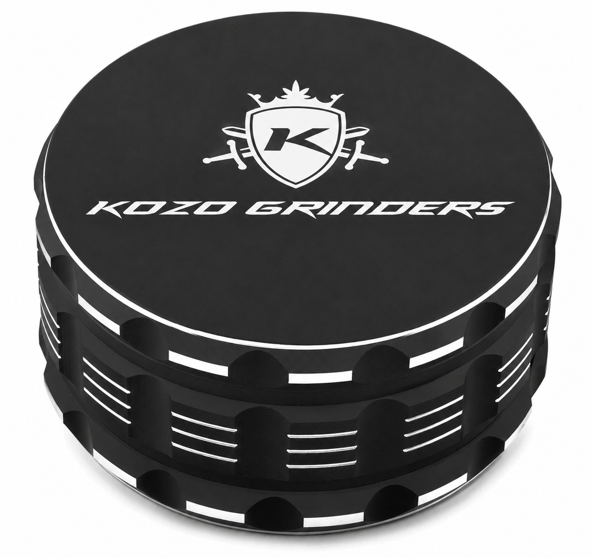 Kozo 4" Non-Stick, Ceramic Coating ,Aluminum Grinder - Discreet Smoker