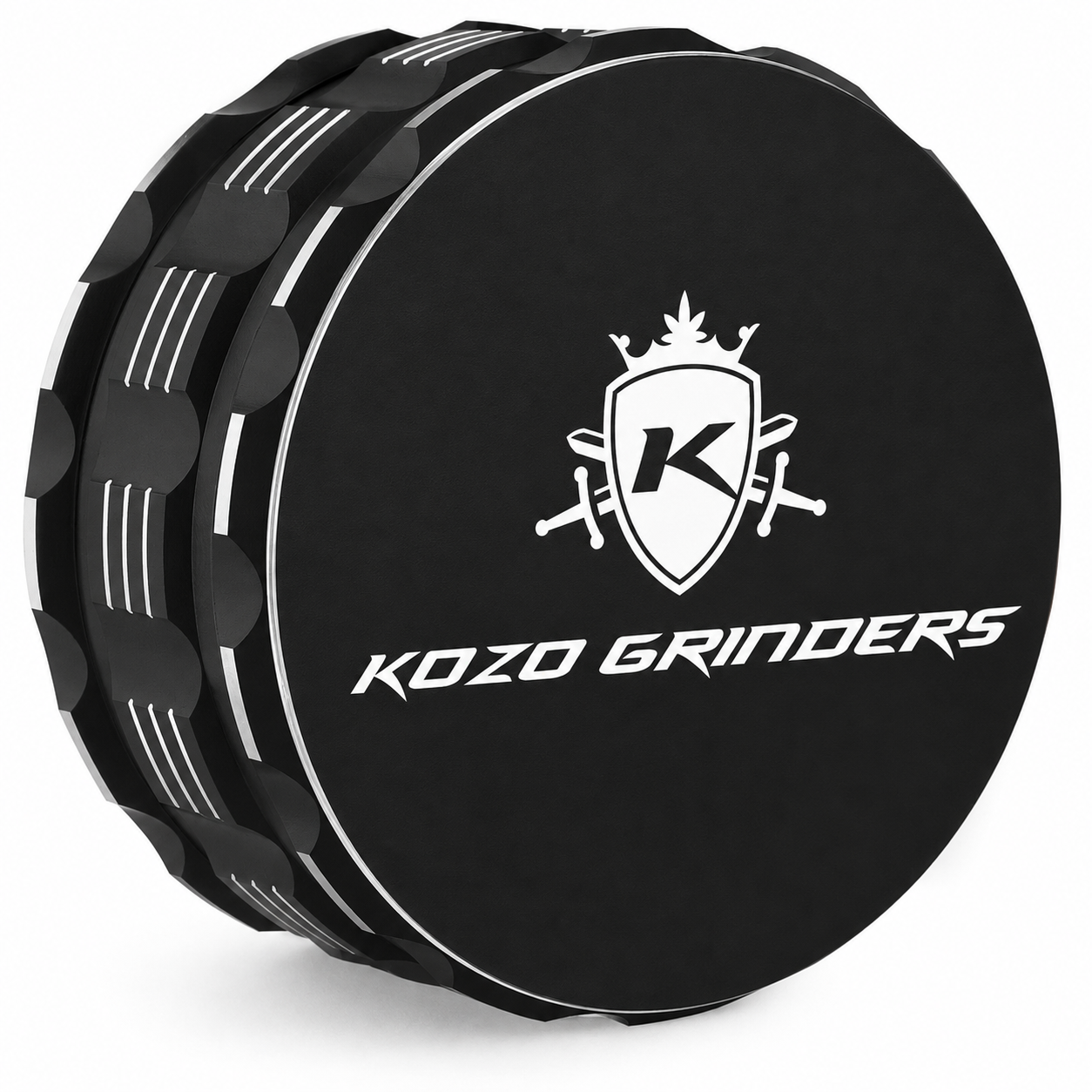 Kozo 4" Non-Stick, Ceramic Coating ,Aluminum Grinder - Discreet Smoker