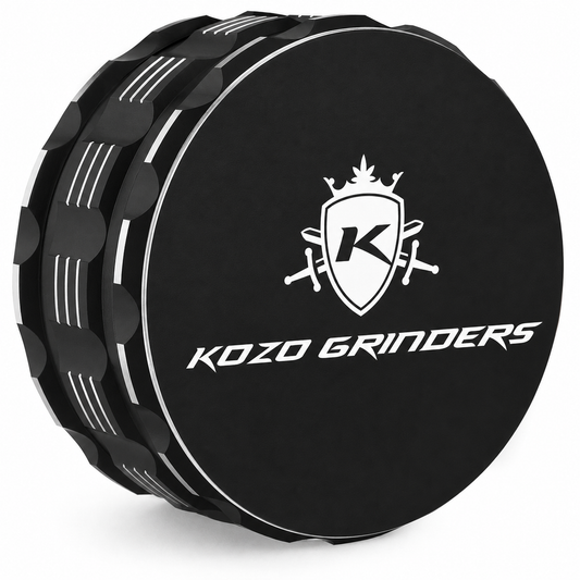 Kozo 4" Non-Stick, Ceramic Coating ,Aluminum Grinder - Discreet Smoker