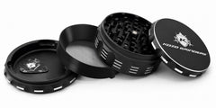 Kozo 4" Non-Stick, Ceramic Coating ,Aluminum Grinder - Discreet Smoker