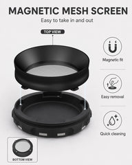 Kozo 4" Non-Stick, Ceramic Coating ,Aluminum Grinder - Discreet Smoker