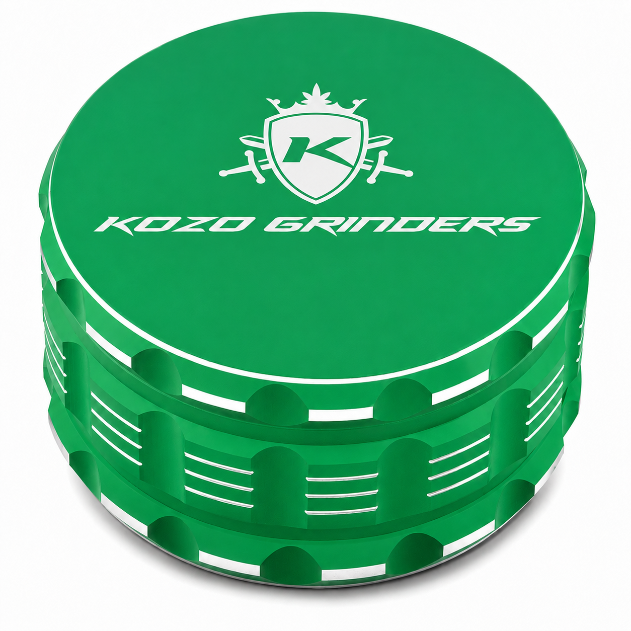 Kozo 4" Non-Stick, Ceramic Coating ,Aluminum Grinder - Discreet Smoker