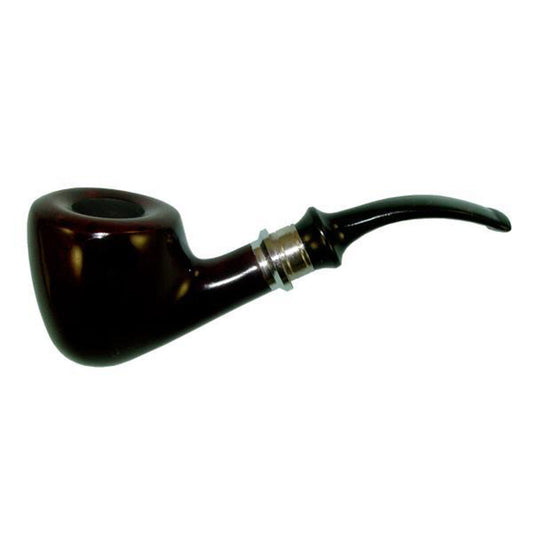 Pulsar Shire Pipes Half Bent Dublin Cherry Wood Tobacco Pipe - 5.5" - Discreet Smoker