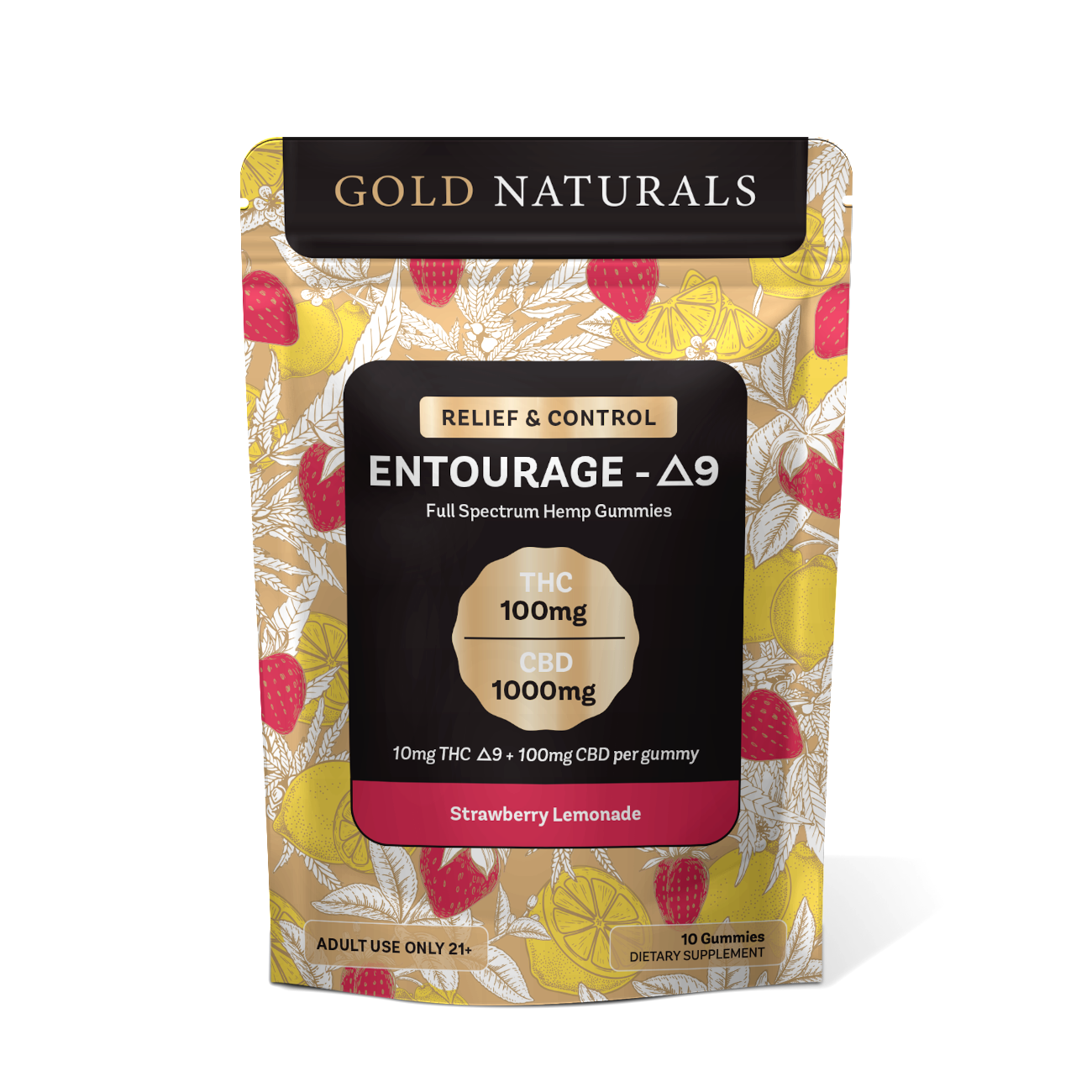 Gold Naturals Entourage Δ9 Gummy - Discreet Smoker