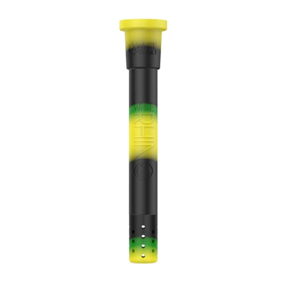 White Rhino Adjustable Silicone Downstem - Discreet Smoker