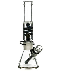 1Stop Glass 12" Freezable Glycerin Coil Beaker Bong - Discreet Smoker