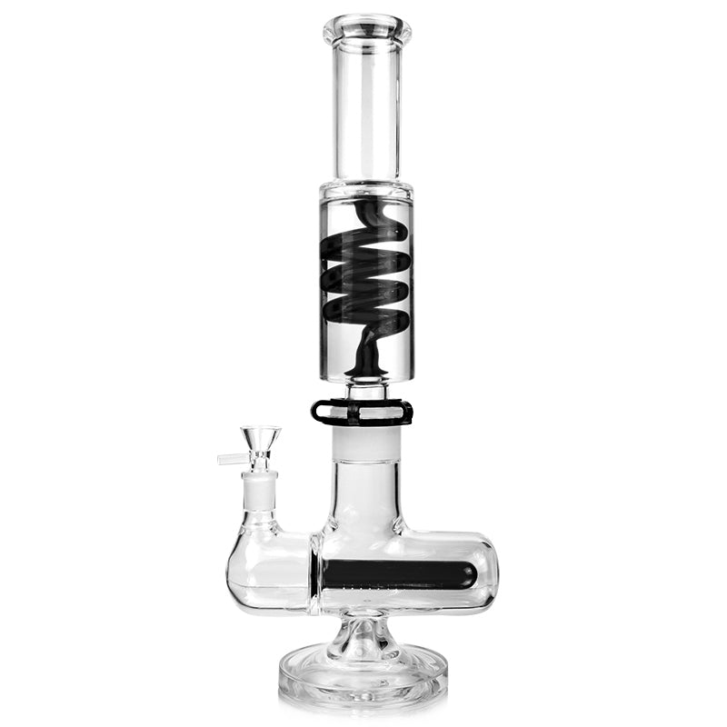 1Stop Glass 16 inches Glycerin Inline Perc Bong - Discreet Smoker