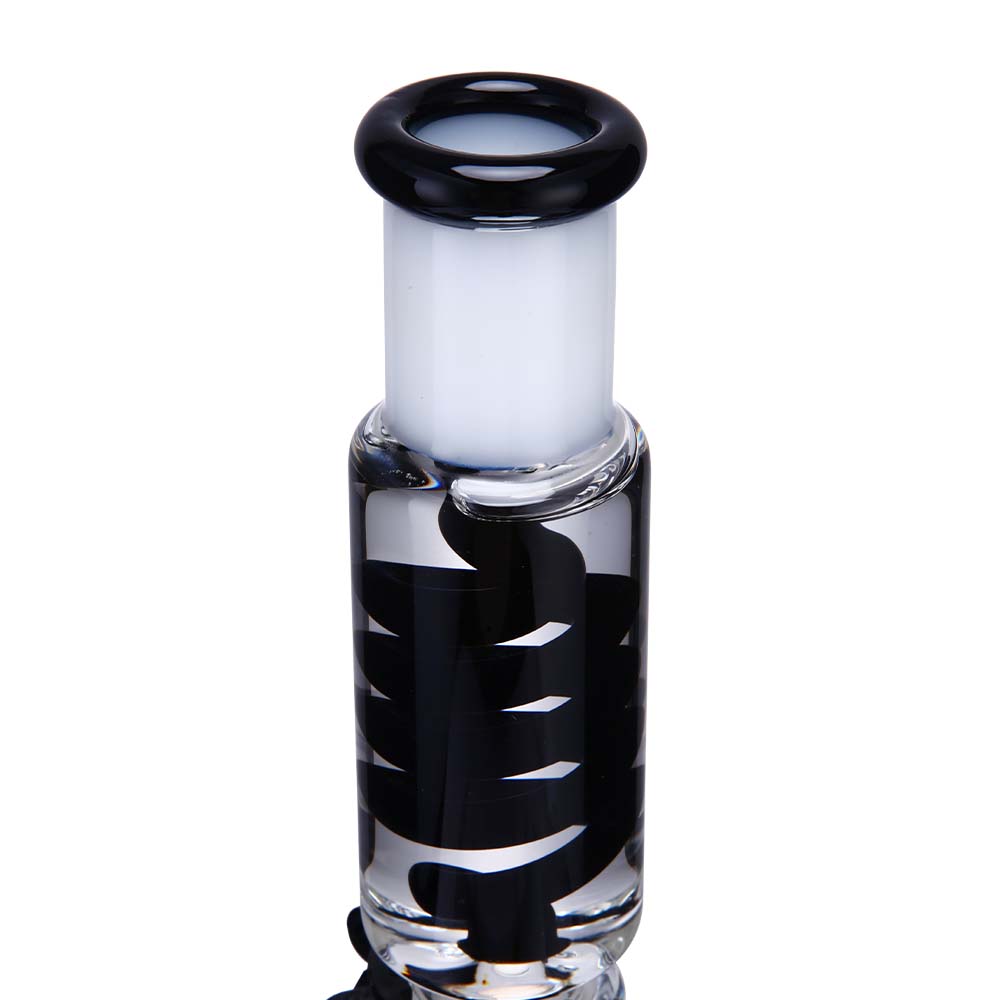 1Stop Glass 14 Inch Glycerin Straight Tube Bong - Discreet Smoker