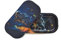 Space King 3D Holographic Slim Tray Kit (5 Designs) - Discreet Smoker