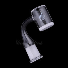 HONEY & MILK BEVEL QUARTZ BANGER - 90° DEGREE | YL - Discreet Smoker
