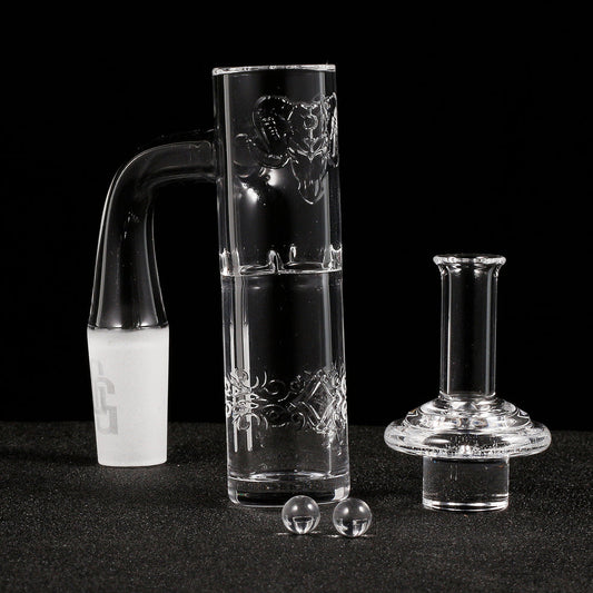 Full Weld Hurricane Quartz Banger Kit - Discreet Smoker