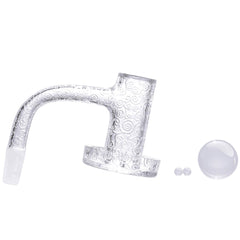 Full Weld Filigree Shredder Quartz Banger Kit - Discreet Smoker