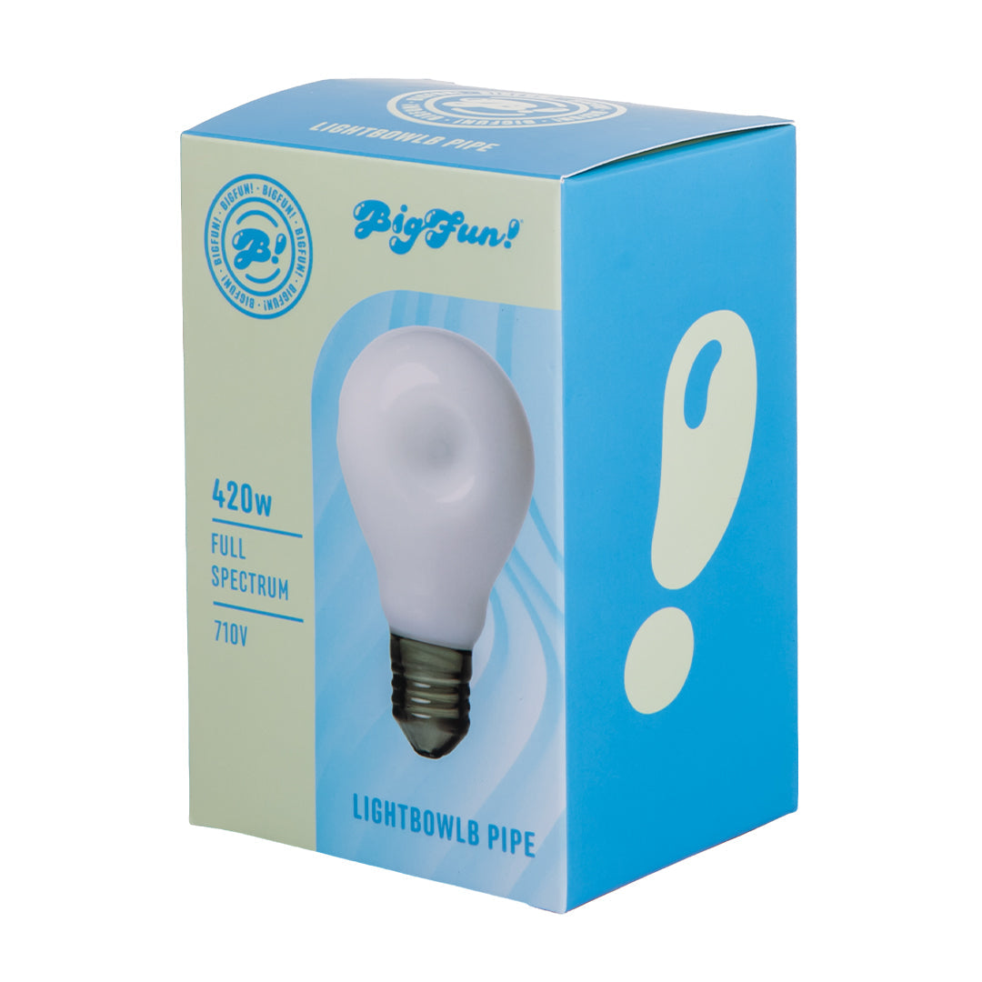 BigFUN! Lightbowlb Glass Hand Pipe - Discreet Smoker