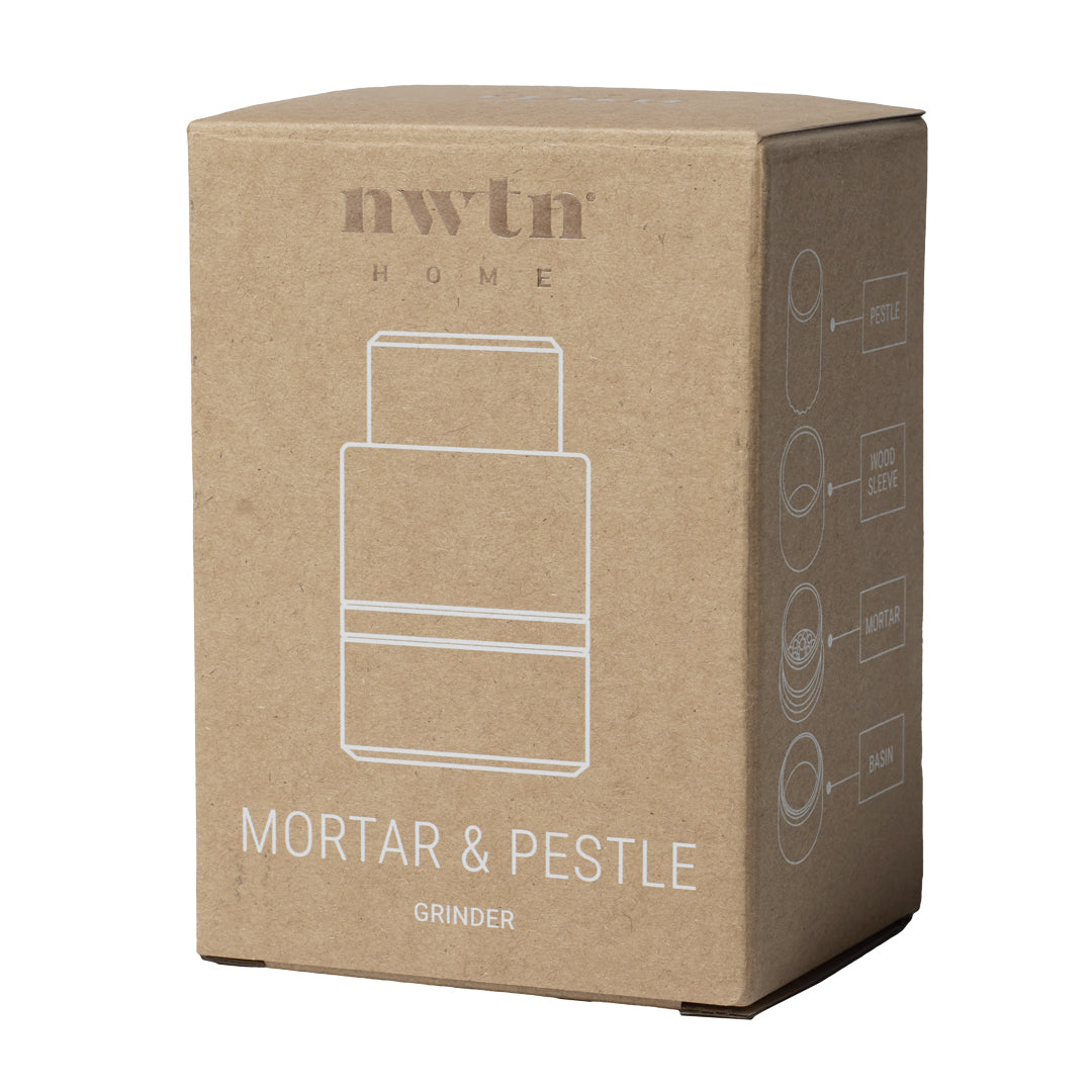 NWTN Home Mortar & Pestle Grinder - Discreet Smoker