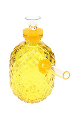 Glass Pineapple Mini Bong “Tropical Sipper” – 4″ - Discreet Smoker