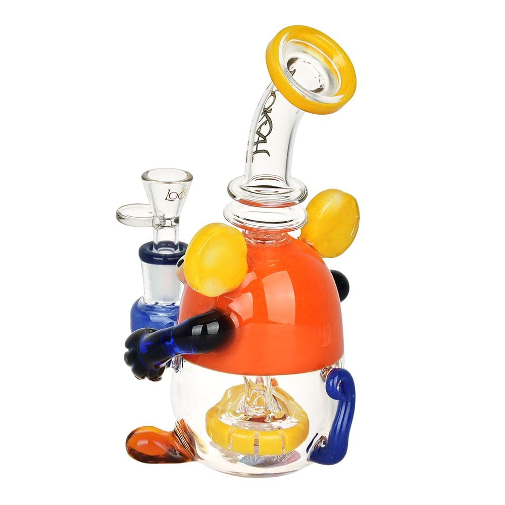 Lookah Glass Mouse Water Pipe - 7.75" / 14mm F - Discreet Smoker