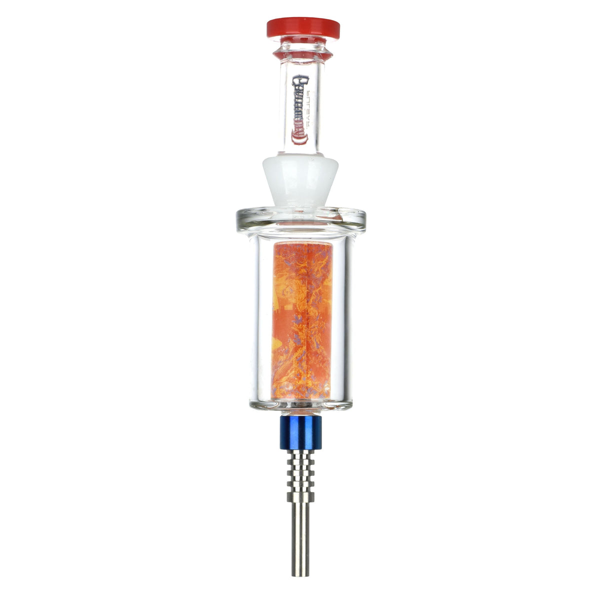 Grateful Dead x Pulsar Inside Print Vapor Vessel & SYF Dab Dish - 9.25" / Sunset Dance - Discreet Smoker