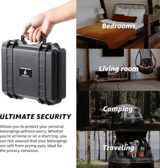 INFINITKIN Smell Proof Box Large Airtight Storage Box with Lock