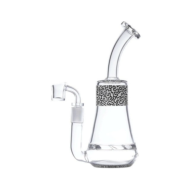 K. Haring Glass Dab Rig - Discreet Smoker