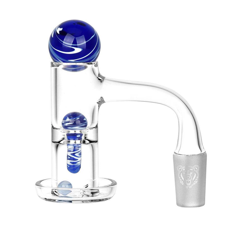 Bear Quartz Bear Slurper Banger & Marble Set | 14mm M - Discreet Smoker
