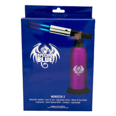 Special Blue Monster Pro 2 Torch Lighter | 8" - Discreet Smoker