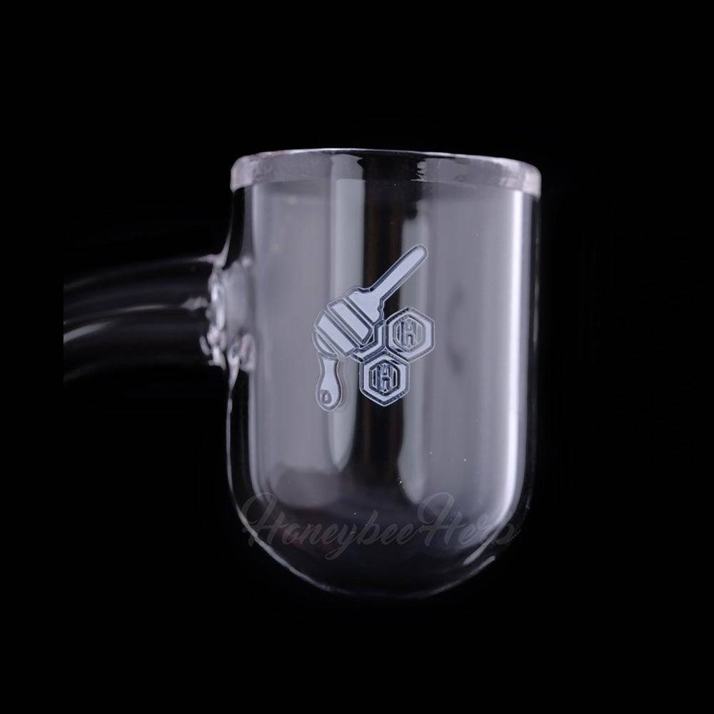 HONEY BEVEL BOWL QUARTZ BANGER - 90° DEGREE | YL - Discreet Smoker