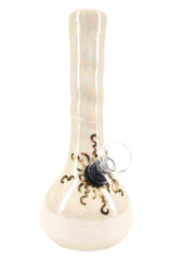 Ancient Creations Ceramics 6″ Ceramic Beaker Bong – 22K Gold – US-Made - Discreet Smoker