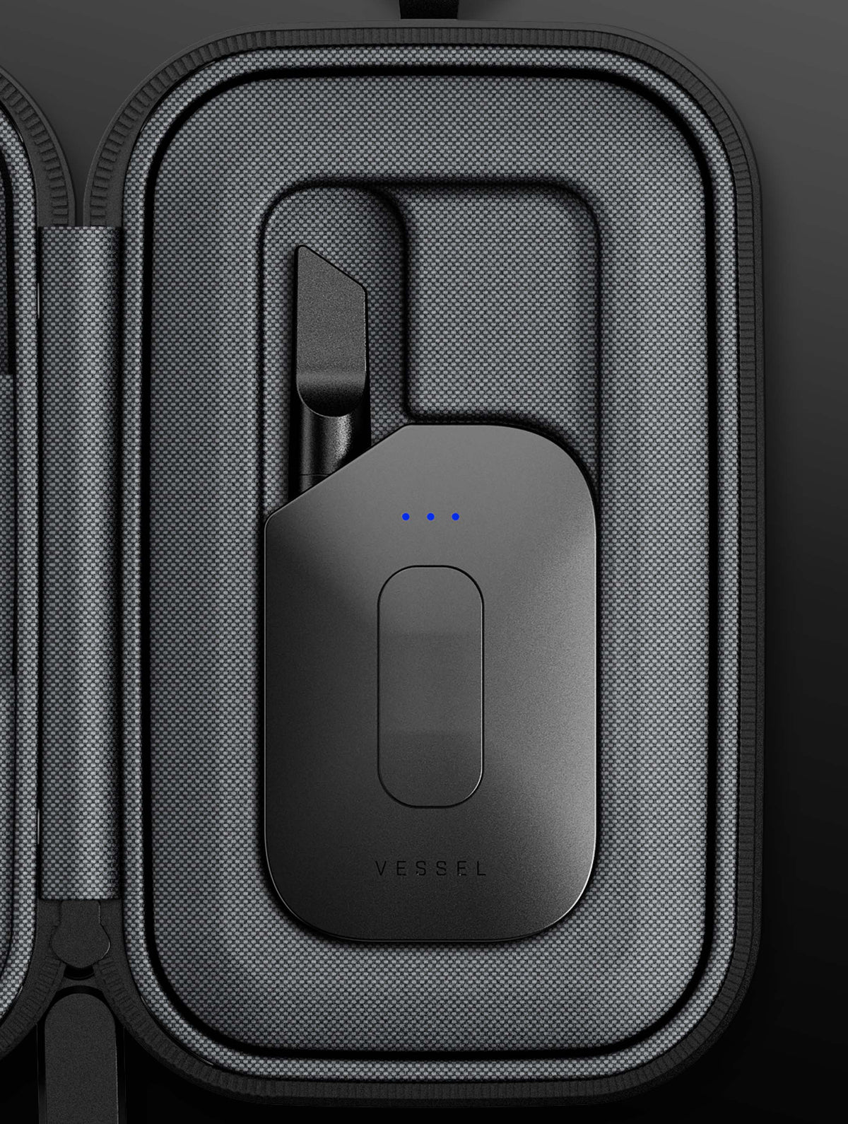 Vessell Hub Case [Black] - Discreet Smoker