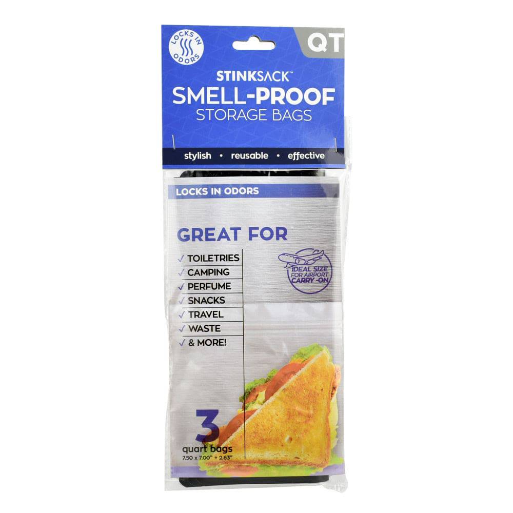 Stink Sack Smell Proof Storage Bags | 7.5 x 7 Inch - Discreet Smoker