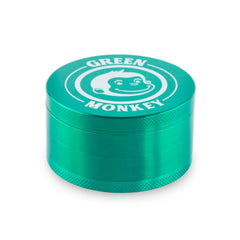 Green Monkey Grinder - Capuchin 4pc - 75mm - Discreet Smoker