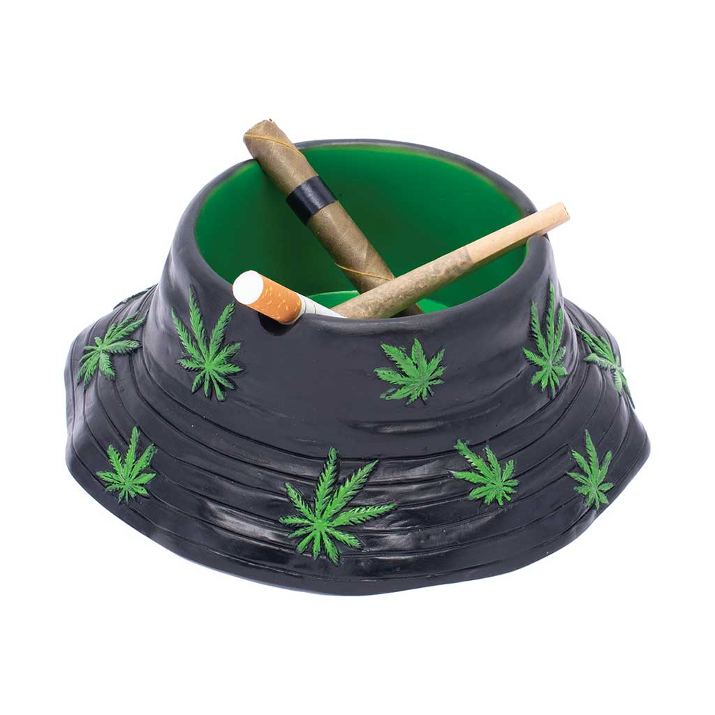 LEAF BUCKET HAT ASHTRAY - Discreet Smoker