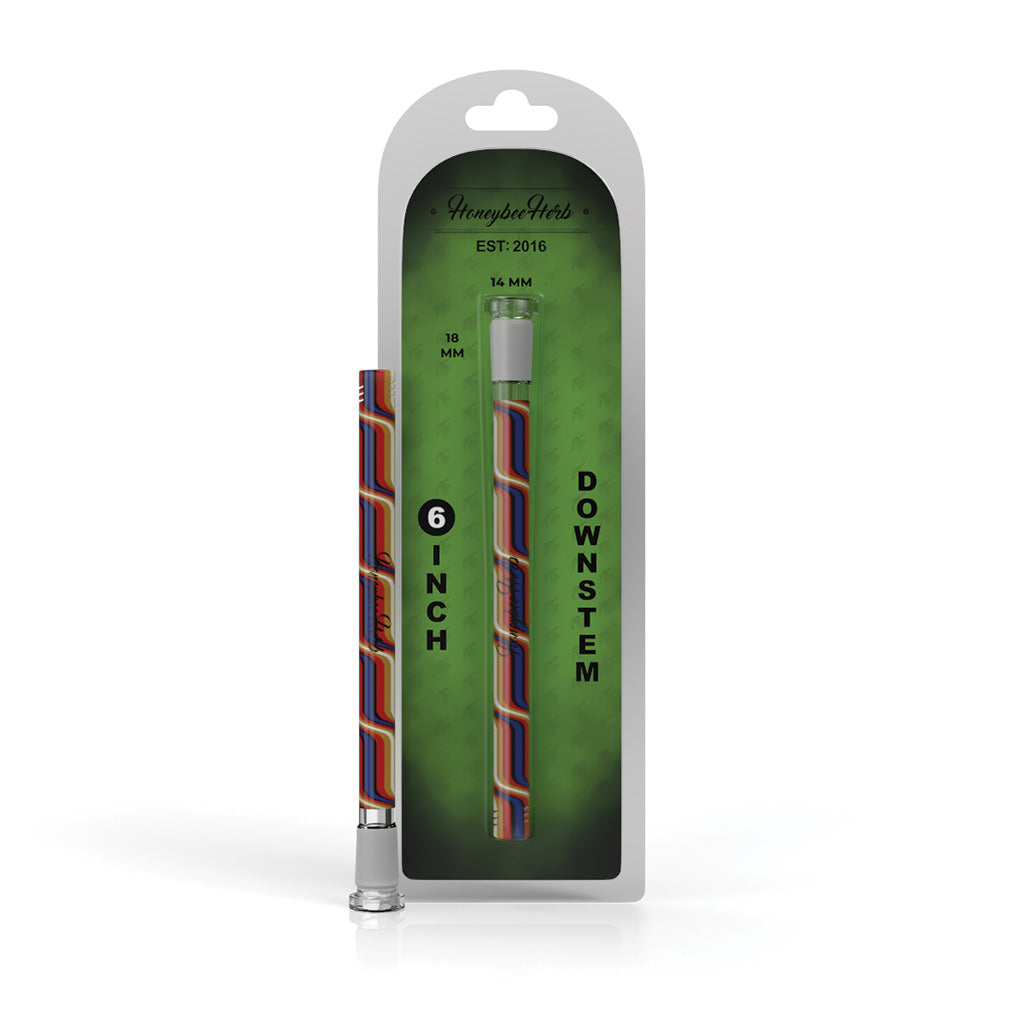 CHROMATIC STRIPE DOWNSTEM - Discreet Smoker