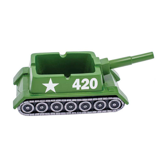 GREEN 420 TANK ASHTRAY - Discreet Smoker