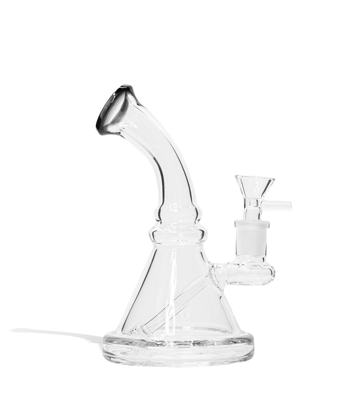 7 Inch 5mm Thick Banger Hanger with Funnel Bowl, Black