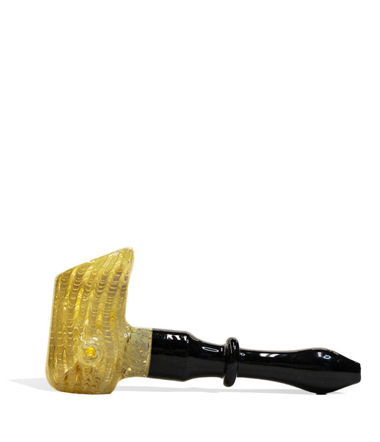 7 inch Black Handled Supreme Bubbler - Discreet Smoker