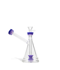 7 Inch Milky Colored Water Pipe with Sidearm Mouthpiece - Discreet Smoker