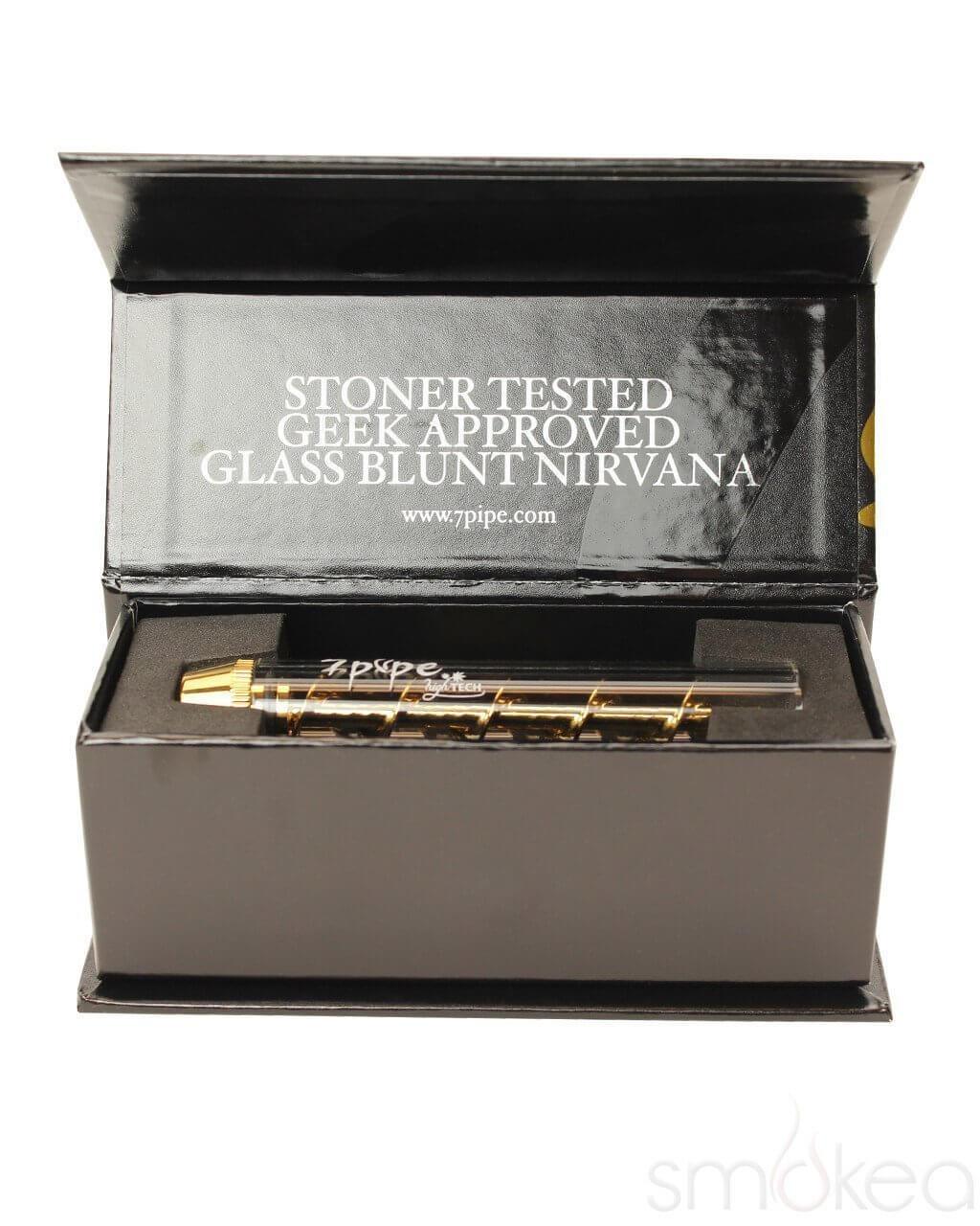 7 Pipe Twisty Glass Blunt - Discreet Smoker