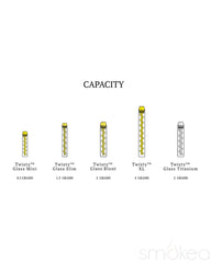7 Pipe Twisty Glass Blunt - Discreet Smoker