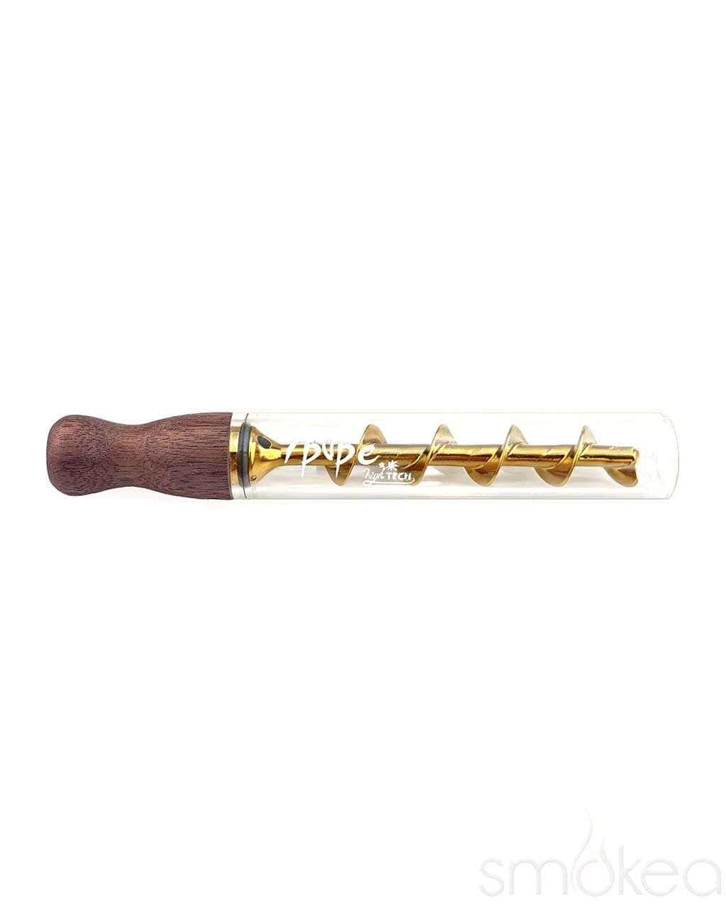 7 Pipe Twisty Glass Blunt Wood - Discreet Smoker