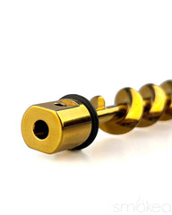 7 Pipe Twisty Glass Blunt Wood - Discreet Smoker