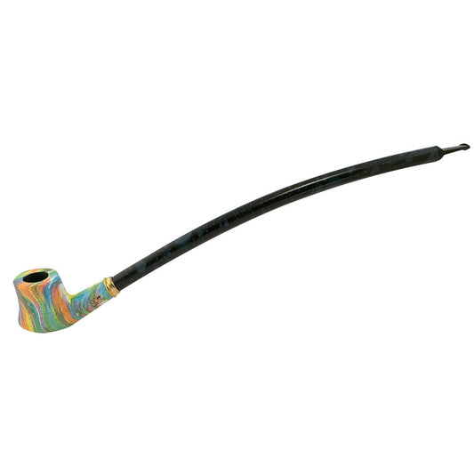 Pulsar Shire Pipes Rainbow Cherry Wood Tobacco Pipe - LOGO - Discreet Smoker