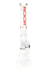 ROOR Tech Stemless Beaker Bong – Multi Percs – 18″ – 5 mm - Discreet Smoker