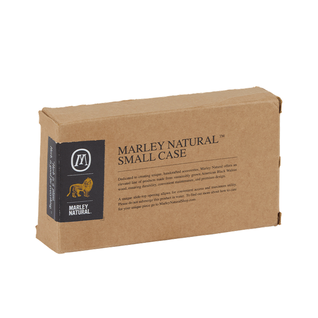 Marley Natural Black Walnut Storage Case - Discreet Smoker