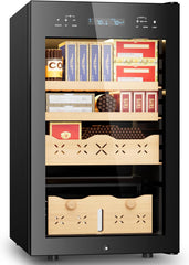 65L Electric Cigar Humidor Cabinet, up to 500 Cigars